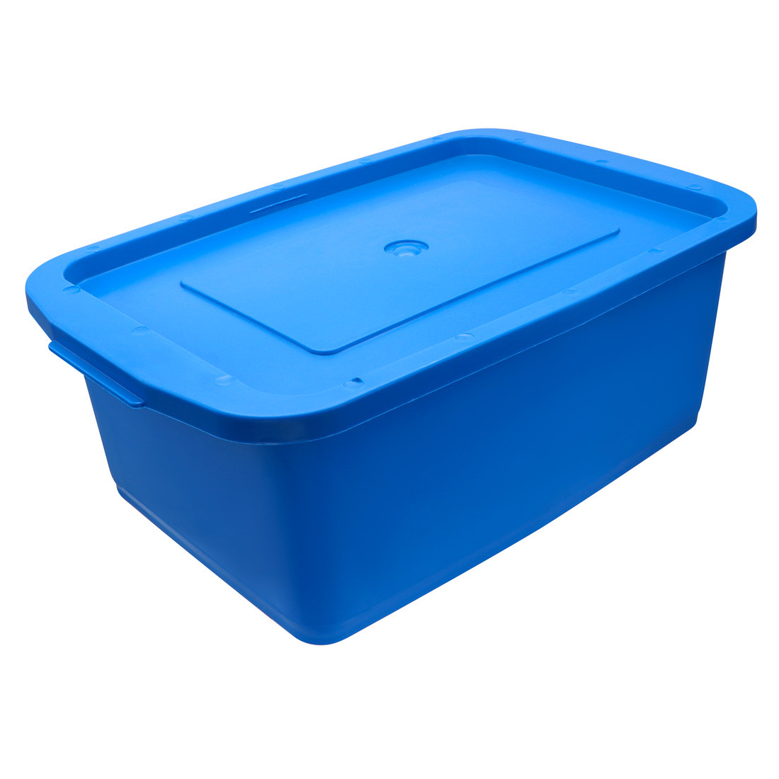 Ящик 10 л з кришкою кольоровий Юніпласт