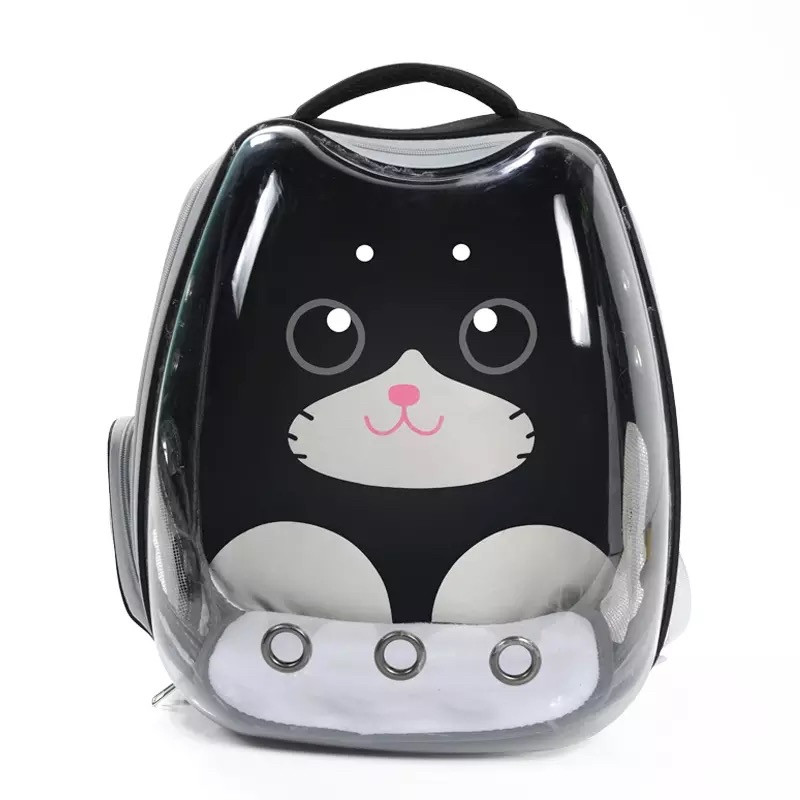 Рюкзак-переноска для кішок і собак прозорий, фото 1