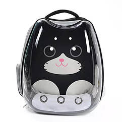 Рюкзак-переноска для кішок і собак прозорий