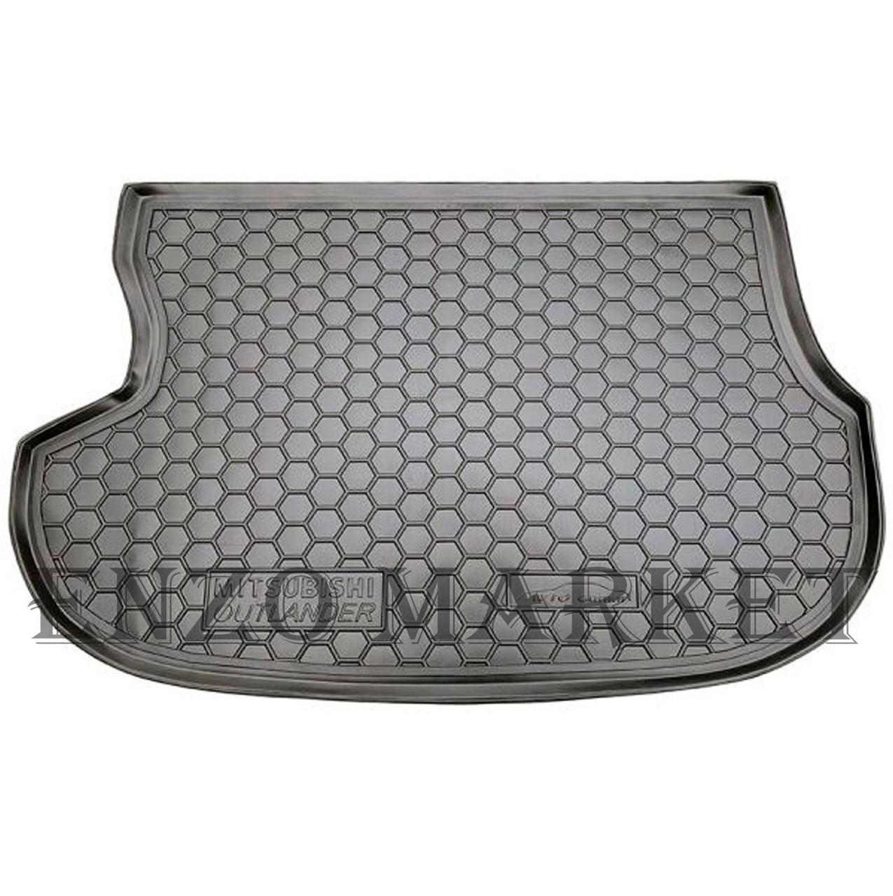 Автомобильный коврик в багажник Mitsubishi Outlander 2003-2007 (Avto-Gumm)
