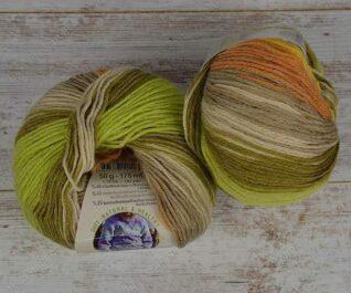 Пряжа для ручного в'язання Alize Baby wool batik (Алізе Бебі вул батік) 5559