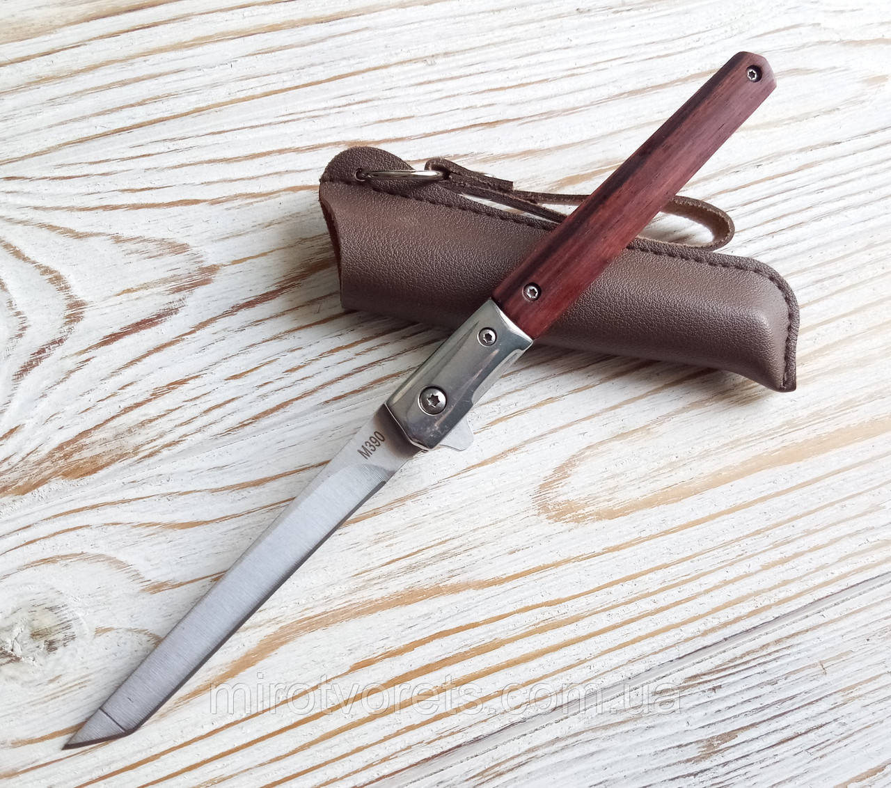 Уцінка. Ніж складний на підшипниках Flipper Tanto M390, дерево