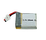 Акумулятор літій-полімерний 250mAh 3.7V 682030 високострумовий 25C для  Syma X4, X11C, MJX X701, Hubsan H107