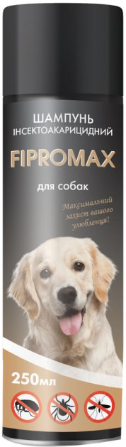 Шампунь Fipromax від бліх (з пропоскуром) для собак середніх та великих порід 250мл