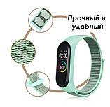 Ремешок BeCover Nylon Style для Xiaomi Mi Smart Band 7 Green-Yellow (707660), фото 5