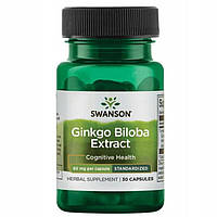 Гинкго Билоба Swanson Ginkgo Biloba 60 мг 30 капс.