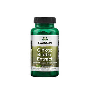 Гінкго Білоба Swanson Ginkgo Biloba 60 мг 120 капс.