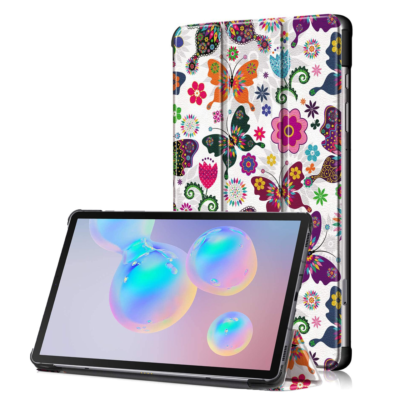 Чохол-книжка Colored Cover для Samsung Galaxy Tab S6 Lite 10.4 P610 / P615 (Wake / Sleep) Butterflies
