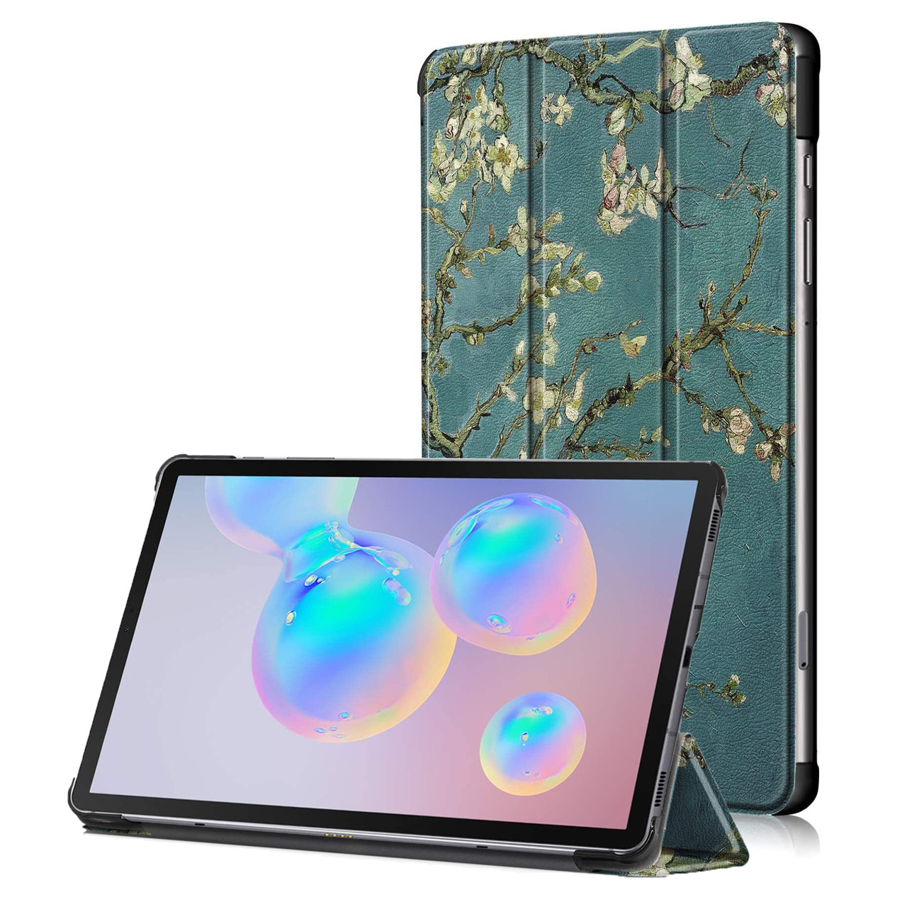 Чохол-книжка Colored Cover для Samsung Galaxy Tab S6 Lite 10.4 P610 / P615 (Wake / Sleep) Blossom