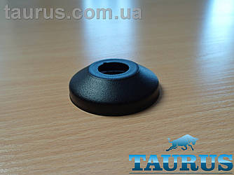 Чорний декоративний фланець конус Black розмір D64 мм/висота 18 мм внутрішній розмір 1/2 (d21) ThermoPulse