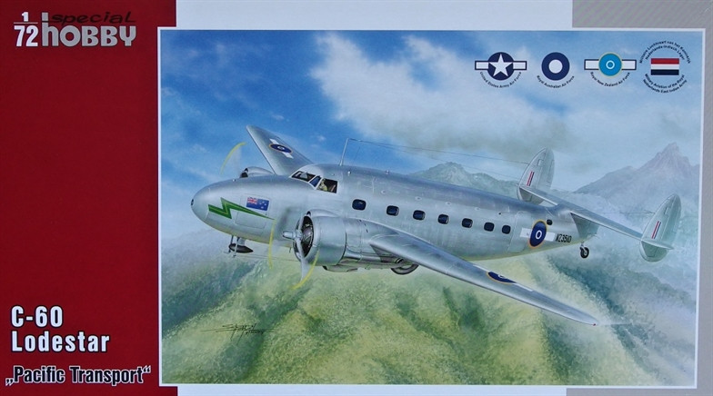 1/72 Special hobby 72295 американський транспортній літак C-60 Lodestar 'Pacific Transport'