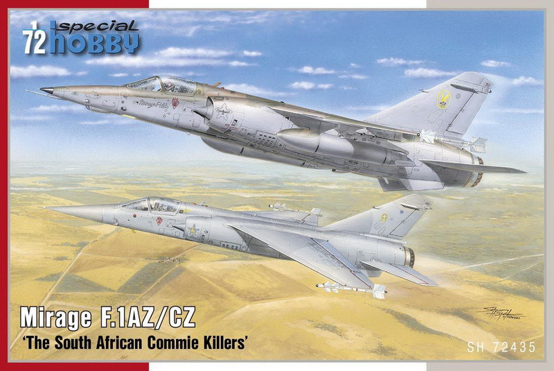 Пластикова модель 1/72 Special hobby 72435 француський винищувач Mirage F.1AZ/CZ
