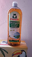 Фрош - натуральное очищающее средство для всех видов поверхностей Frosch Universal Reiniger Orangen 750 мл