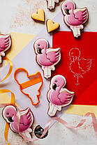 3D-формочки-вирубки для пряників "Фламінго 4"