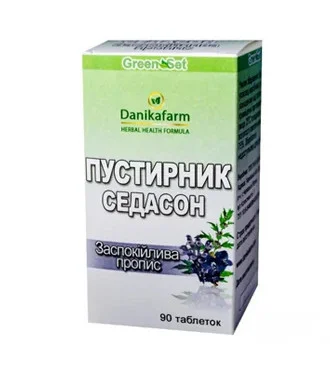 Пустирник — Седасон — Заспокійлива пропис (Danikafarm) 90таб.