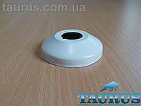 Белый декоративный фланец конус White размер D64 мм х высота 18 мм, внутренний размер 1/2" (20 мм) ThermoPulse