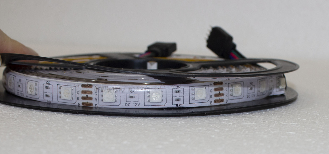 Светодиодная лента LED, 5м, 8 режимов, 20 цветов RGB+White SMD 5050, пульт - фото 3 - id-p1428725998