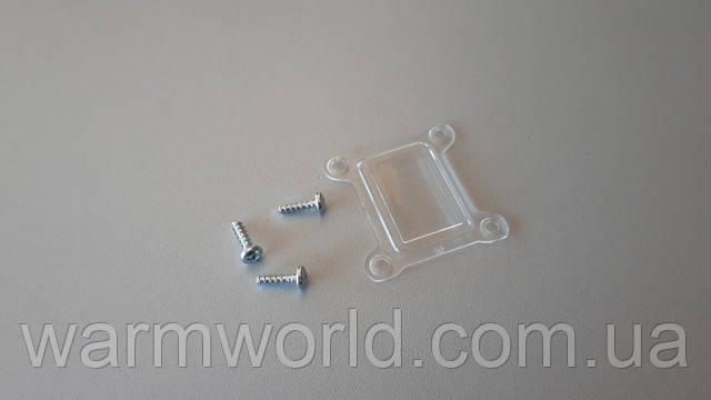 Крепеж и пластиковая крышка