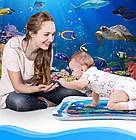 Надувний ігровий розвиваючий водний дитячий килимок Baby Water Play Mat, фото 3