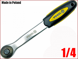 Ключ-тріскачка для головок 1/4 Vorel 53571