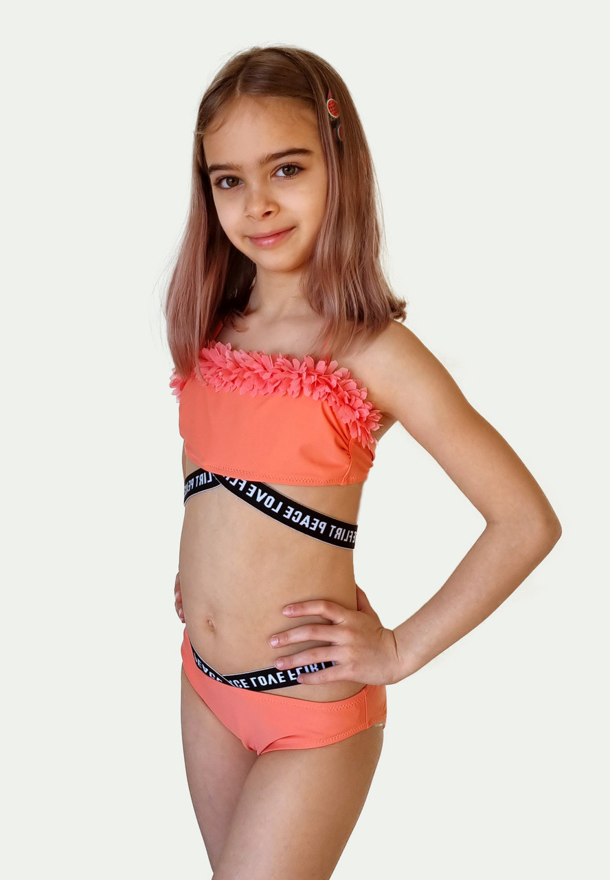 Раздельные купальники на девочку р.32 розовый - фото 6 - id-p1424140775