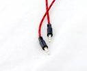 Кабель AUX 3.5mm JACK - JACK TIGER RED 100 см, фото 4
