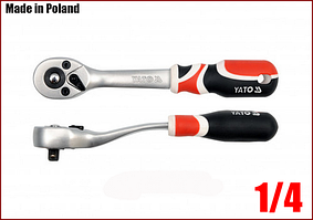 Ключ-тріскачка для головок 1/4 Yato YT-0730