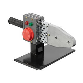 Паяльник для пластикових труб INTERTOOL RT-2111, 850 Вт, 0-300°C, насадки 20-63 мм, металевий кейс