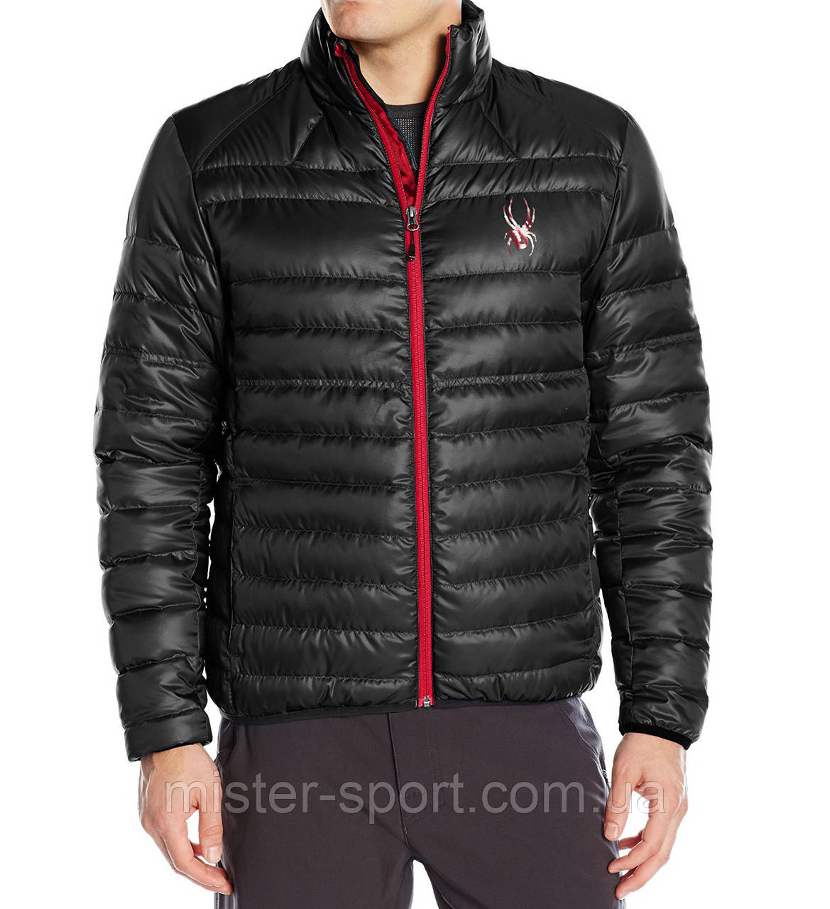 Чоловіча куртка Spyder Men's Prymo Down Jacket, Black/Red, L розмір