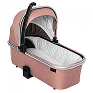 Універсальна коляска 3 в 1 Carello Optima CRL-6504 Hot Pink Текстиль льон Сумка для мами, фото 10