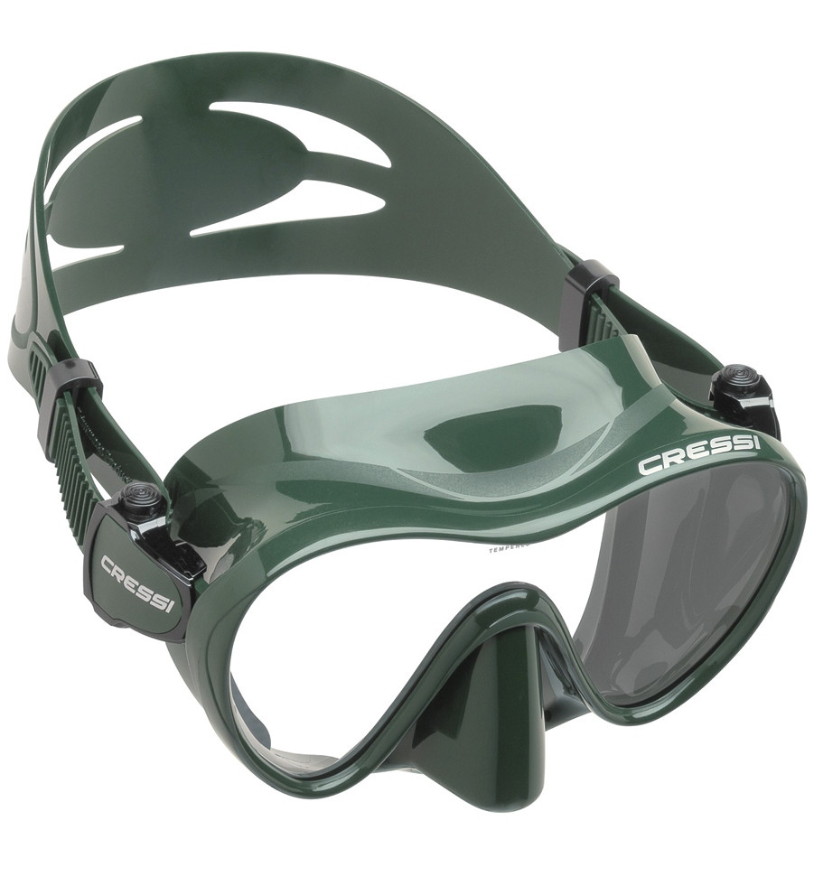 Маска для дайвінгу Cressi F1 Frameless Green