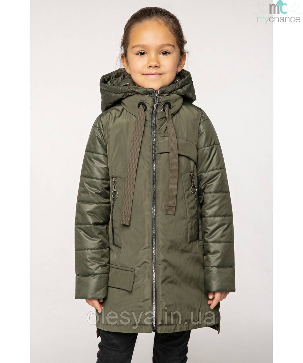 Модна куртка парку Софія на дівчинку тм MyChance Розміри 122, 152 ТОП продаж - фото 2 - id-p650081803
