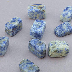 Галтовка из натурального камня Содалит 15х10