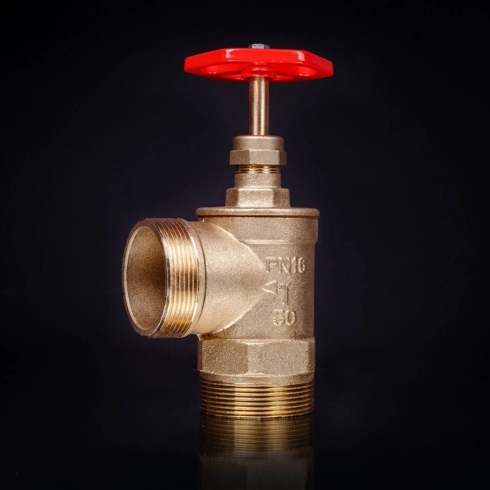 Пожежний Вентиль - Клапан запірний муфтовий DN50 пн PN16 кутовий (ID ...