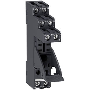 Колодка для реле роздільні контакти, 2 С/О Zelio Relay RXG2 , 230В, AC/DC