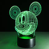 3D Світильник, "Мікі Маус", Подарунок для найкращої подруги на день народження, Кращий подарунок для дівчинки, фото 5
