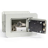 Вбудований сейф в стіну (25х18х18см, товщина металу: 6мм.), Сейф тайник Ferocon, сейф для монтажу в стіну, фото 3