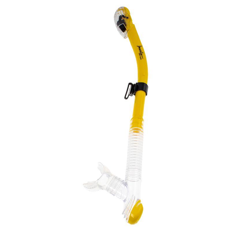 Трубка двухклапанная Marlin Dry Duo Yellow, жовта