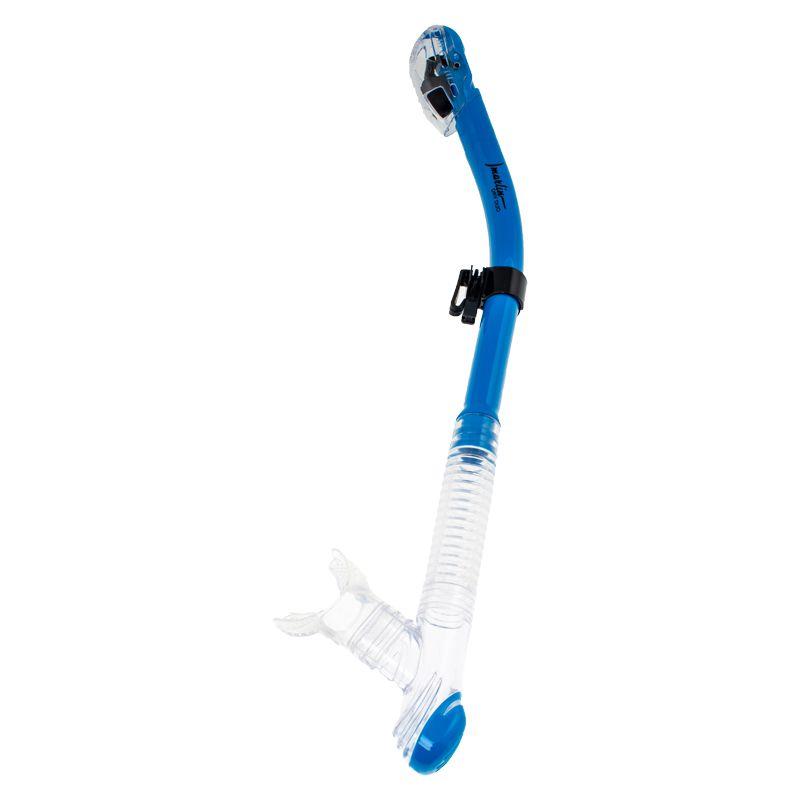 Трубка двухклапанная Marlin Dry Duo Blue синя