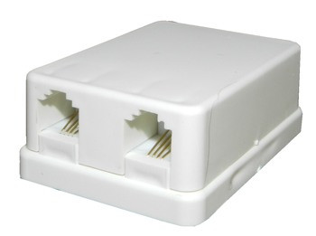 Телефонная розетка. евро * 2 гнезда, фото 1