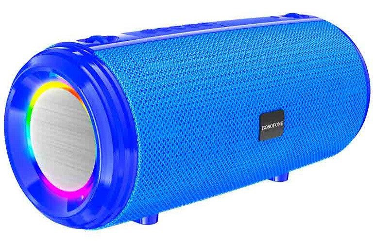 Портативна Bluetooth колонка BOROFONE BR13 Young sports LED, синя