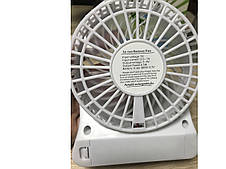 Міні-вентилятор USB з акумулятором портативний Portable Mini Fan, фото 4