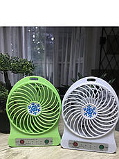 Міні-вентилятор USB з акумулятором портативний Portable Mini Fan, фото 3