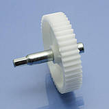 Оригінал шестерня для м'ясорубки Hilton MGT 7114, MGT 7115, MGT 7116, MGT 7119, MGT 7126, MGTS 7127 з металевим валом, фото 6