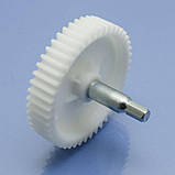 Оригінал шестерня для м'ясорубки Hilton MGT 7114, MGT 7115, MGT 7116, MGT 7119, MGT 7126, MGTS 7127 з металевим валом, фото 7