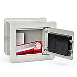 Вбудований сейф в стіну (30х25х18см, товщина металу: 6мм.), Сейф Ferocon, сейф для монтажу в стіну, фото 2