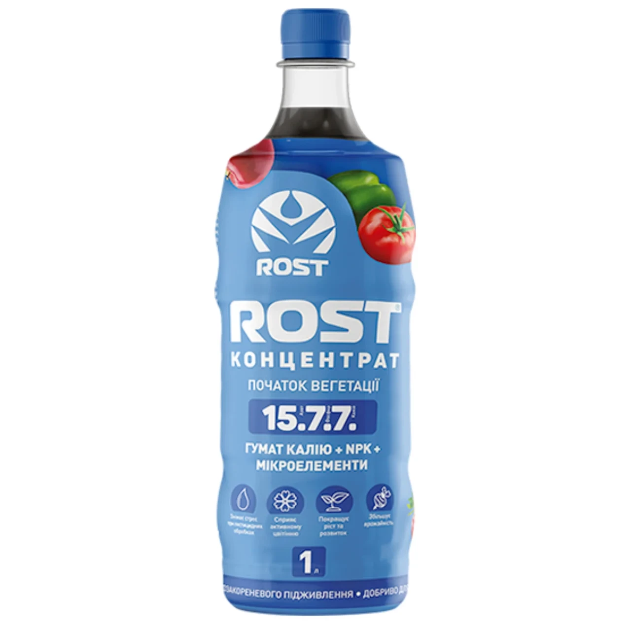 Рост Концетрат 1 л (15+7+7) добриво Rost, фото 1