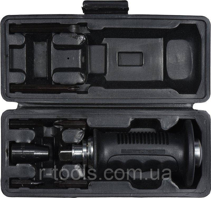 Викрутка ударна з насадками 6 штук Yato YT-28003