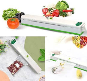 Вакууматор (вакуумний пакувальник) Freshpack Pro QH-01 Зелений, фото 3
