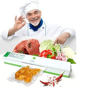 Вакууматор (вакуумний пакувальник) Freshpack Pro QH-01 Зелений, фото 1